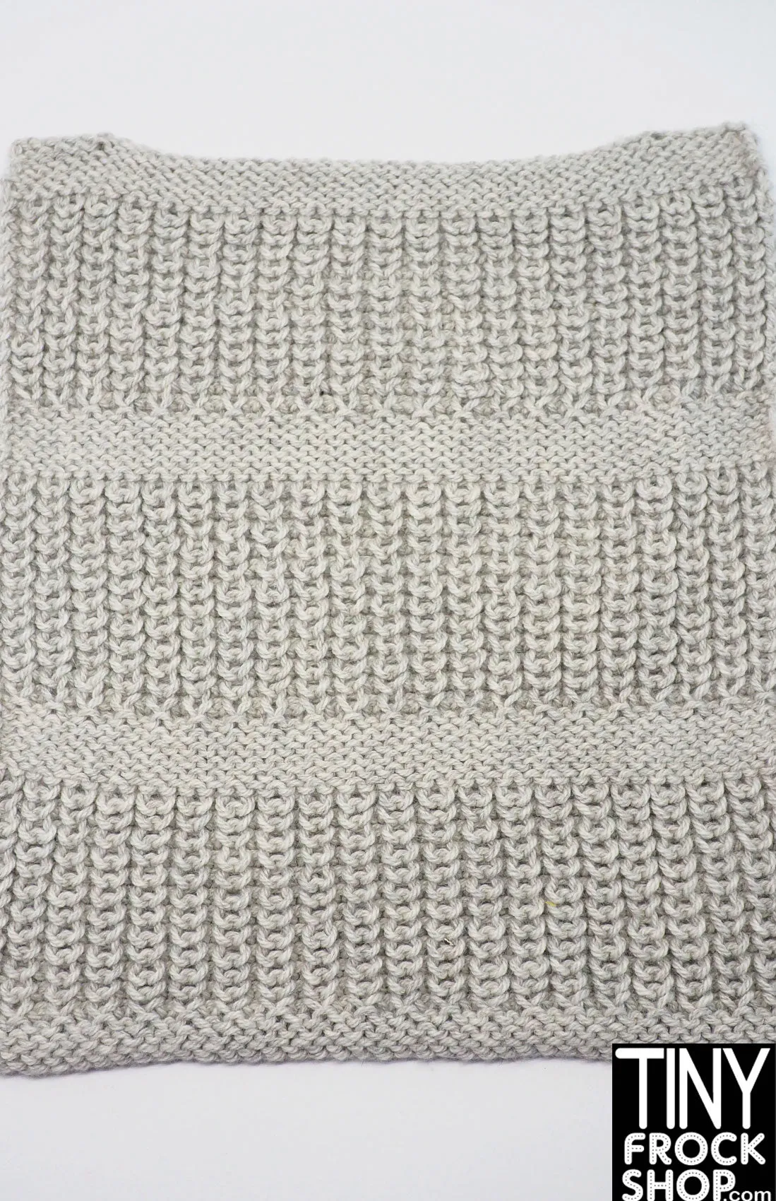 12" Fashion Doll Chunky Grey Area Rug by TINY FROCK