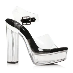 675-LEAH 6"Chunky Clear Paltform