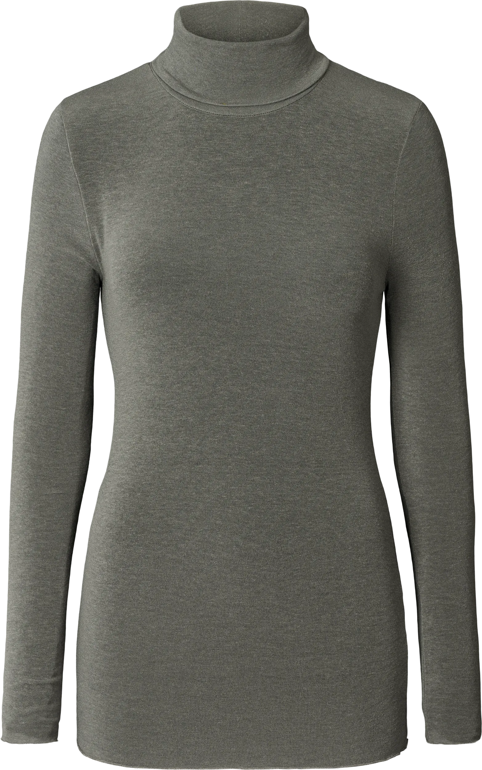 Anna Wool Turtleneck - Dark Gull Grey