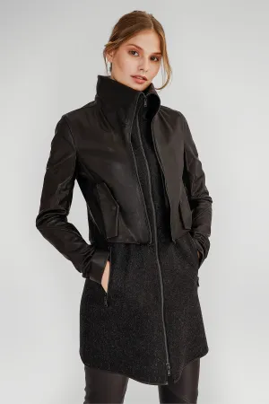 Anthracite Wool Coat Anthracite Wool Coat