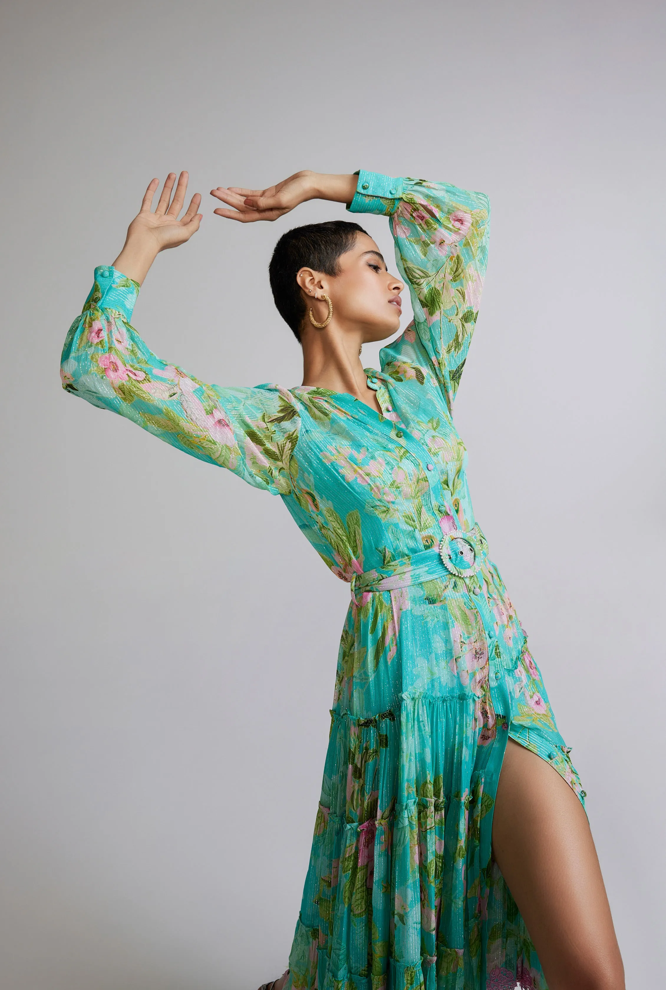 Azra Long Shirt Dress