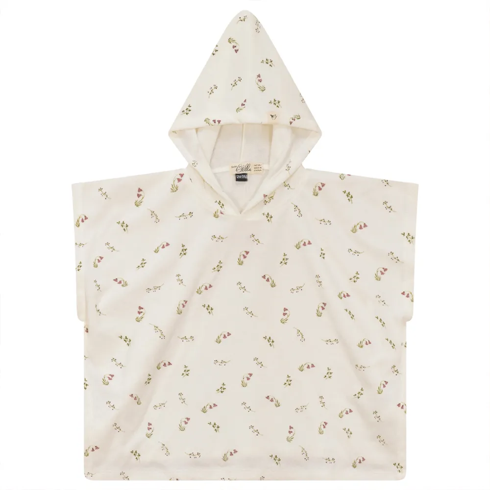 Bebe Bella Mauve Terry Poncho