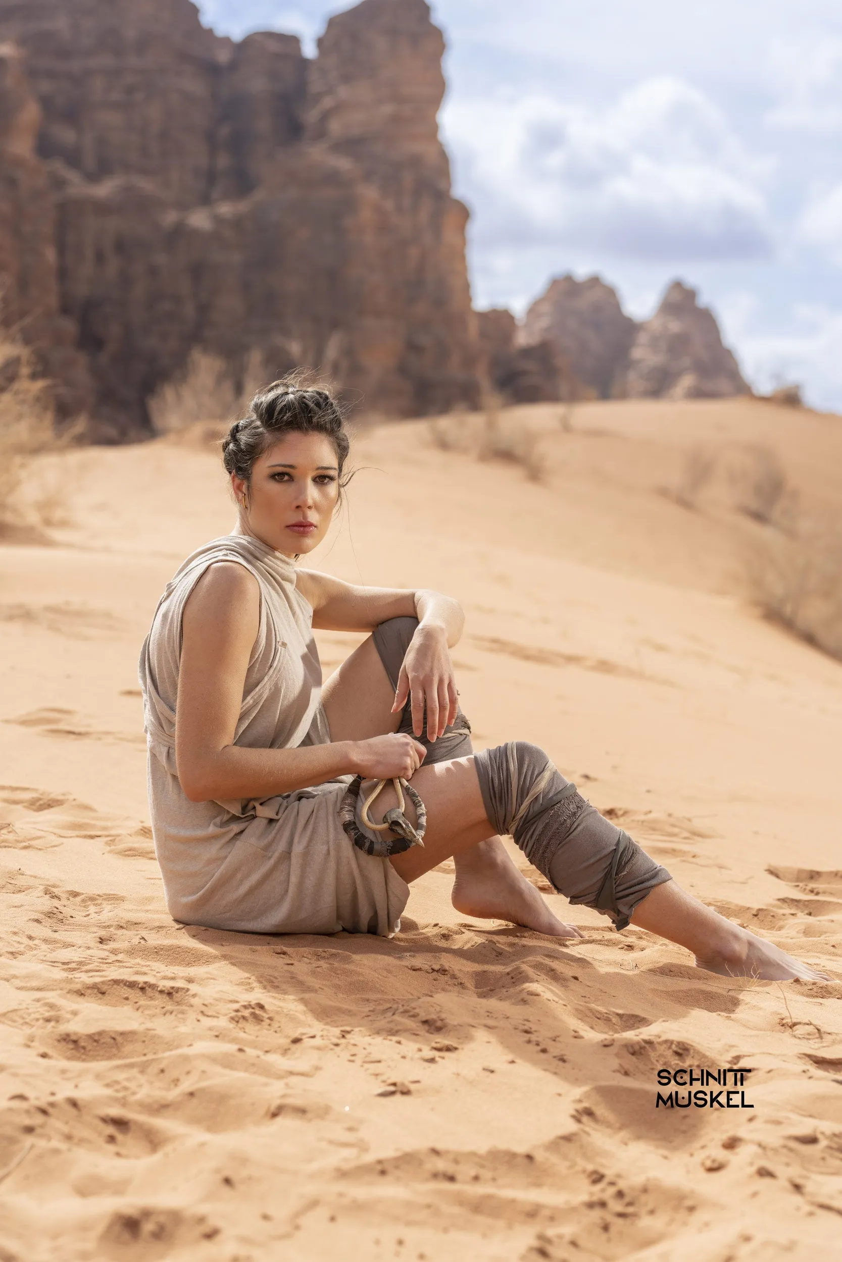 Beinstulpen "sand"