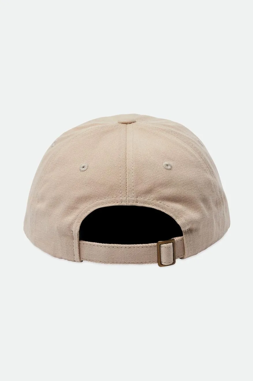BRIXTON ALPHA LP CAP - SAND VINTAGE WASH