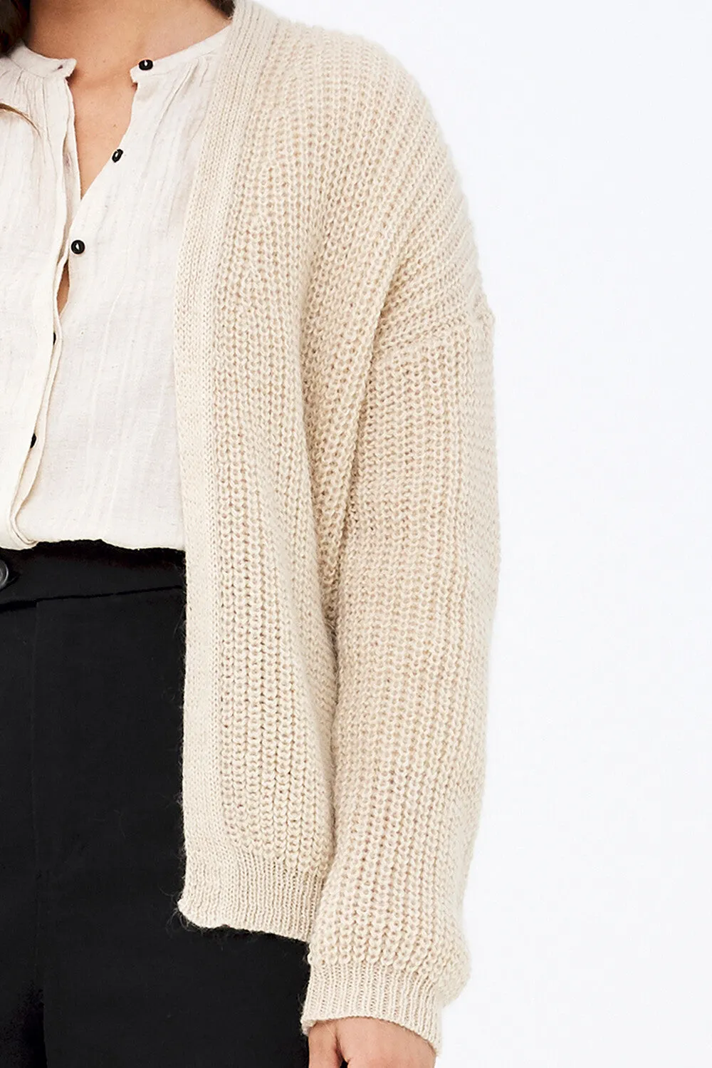 By-Bar Lara Solid Cardigan