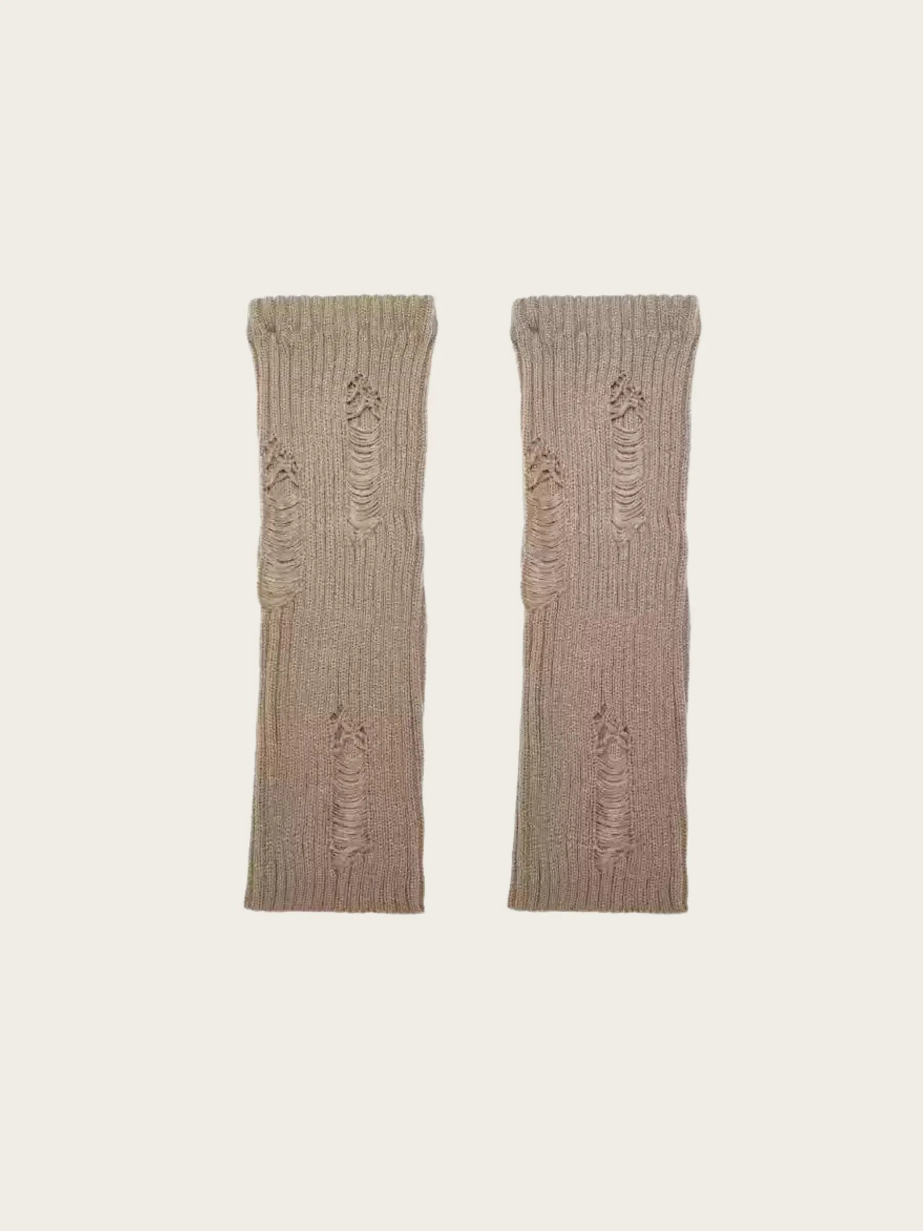 Caia Distressed Knit Leg Warmers