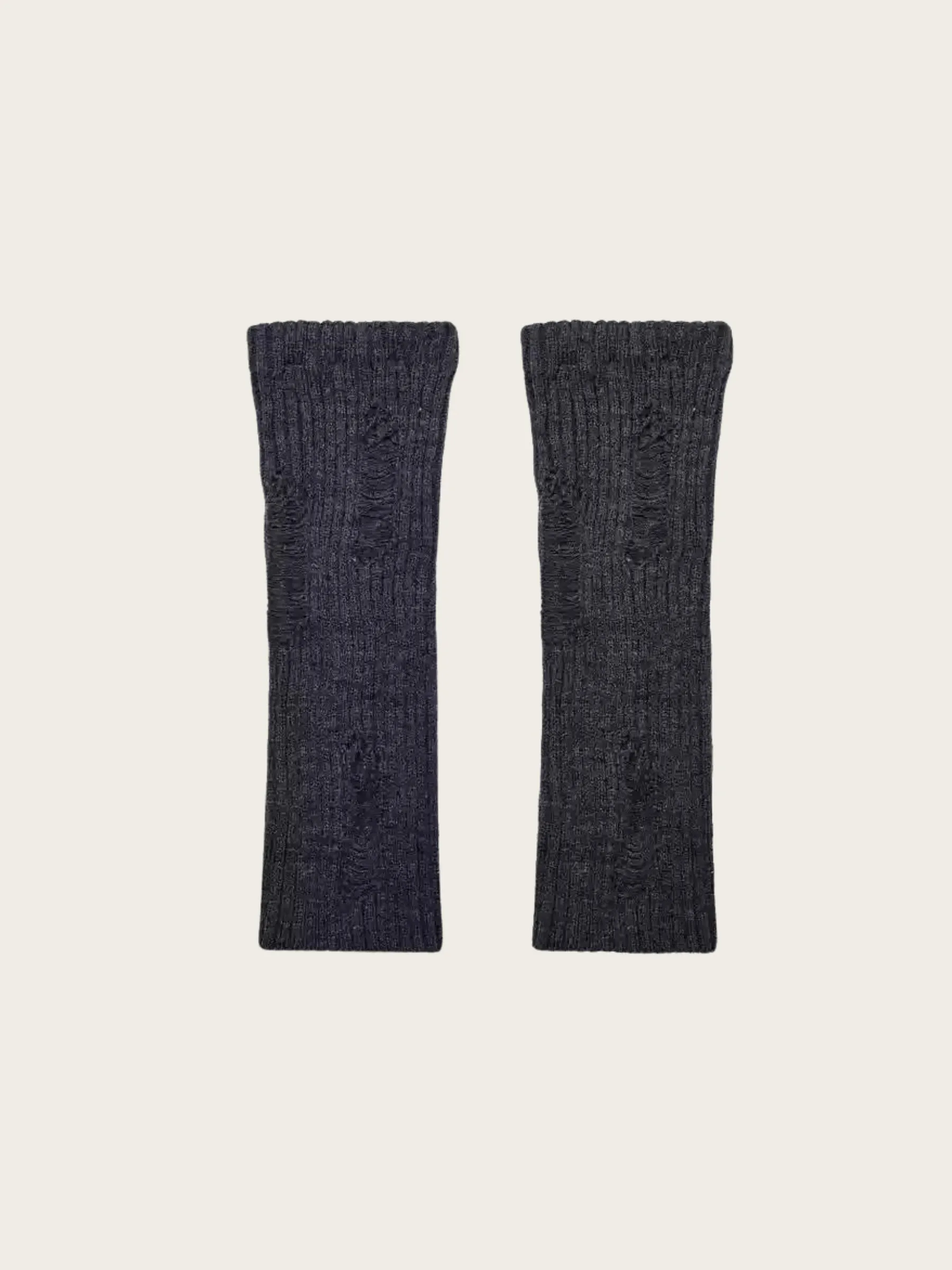 Caia Distressed Knit Leg Warmers