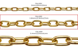 CAL1002 Aluminum Oval Link Chain
