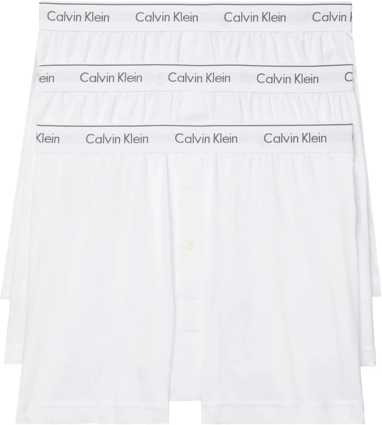 Calvin Klein Underwear Cotton Classics Multipack Boxer Briefs, White