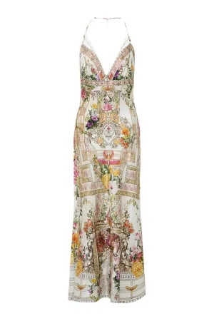 Camilla Chain Detail Slip Dress - Egyptian Rose