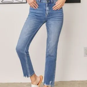 Candence High Rise Straight Jeans