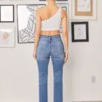 Candence High Rise Straight Jeans