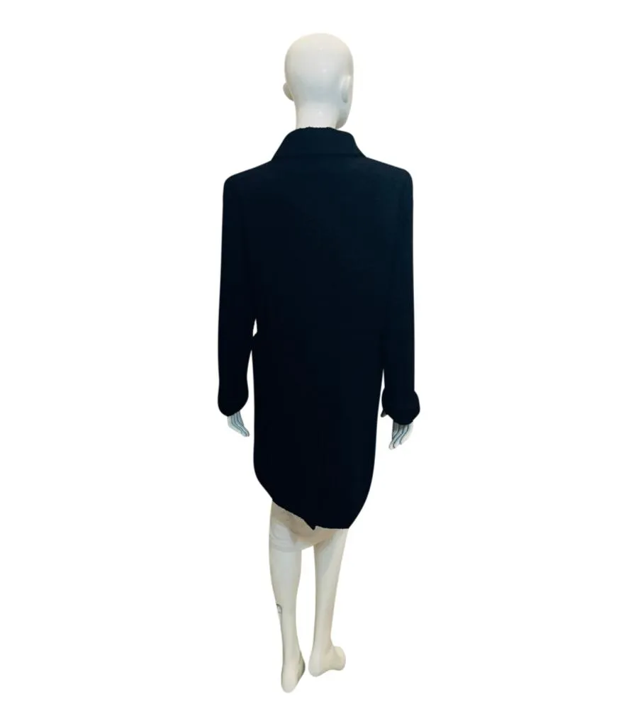 Chanel Wool Tweed Coat. Size 44FR