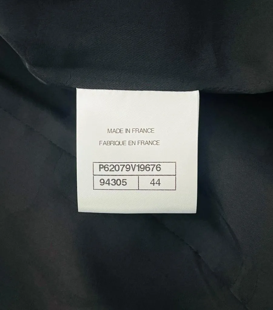Chanel Wool Tweed Coat. Size 44FR