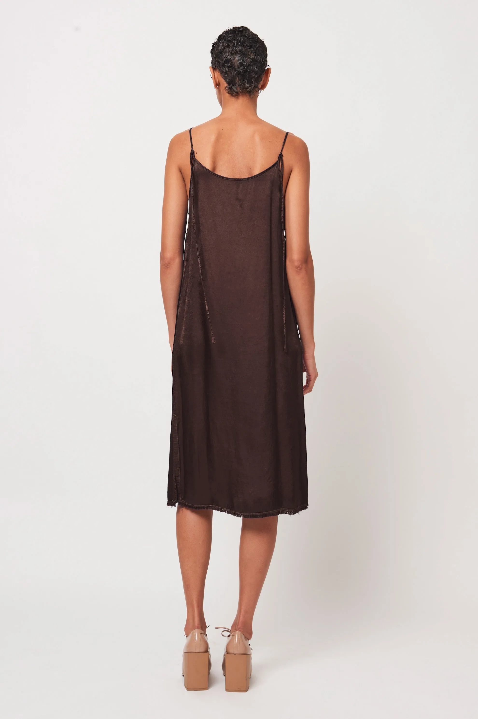Chocolate Eve Slip Dress