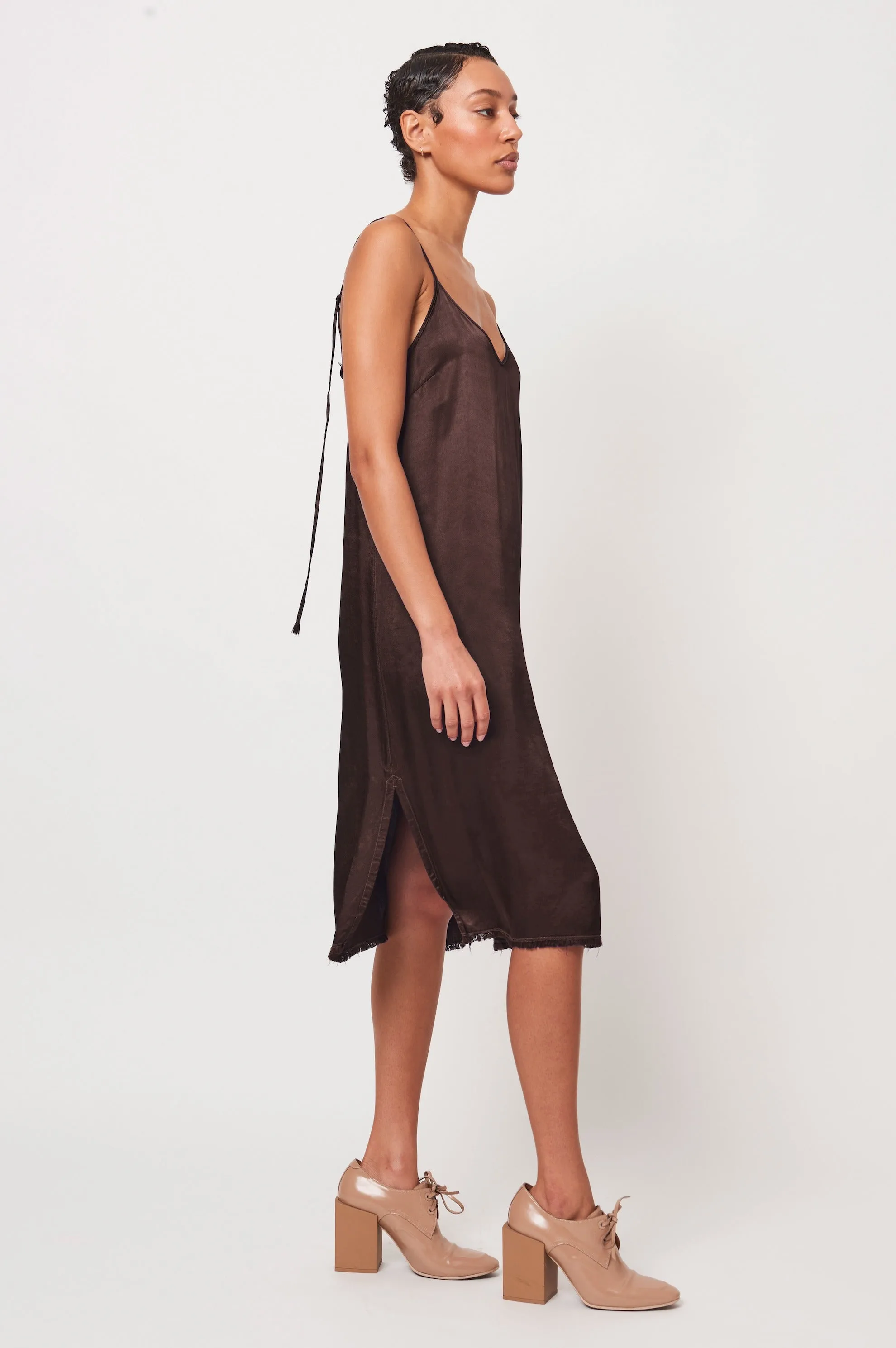 Chocolate Eve Slip Dress