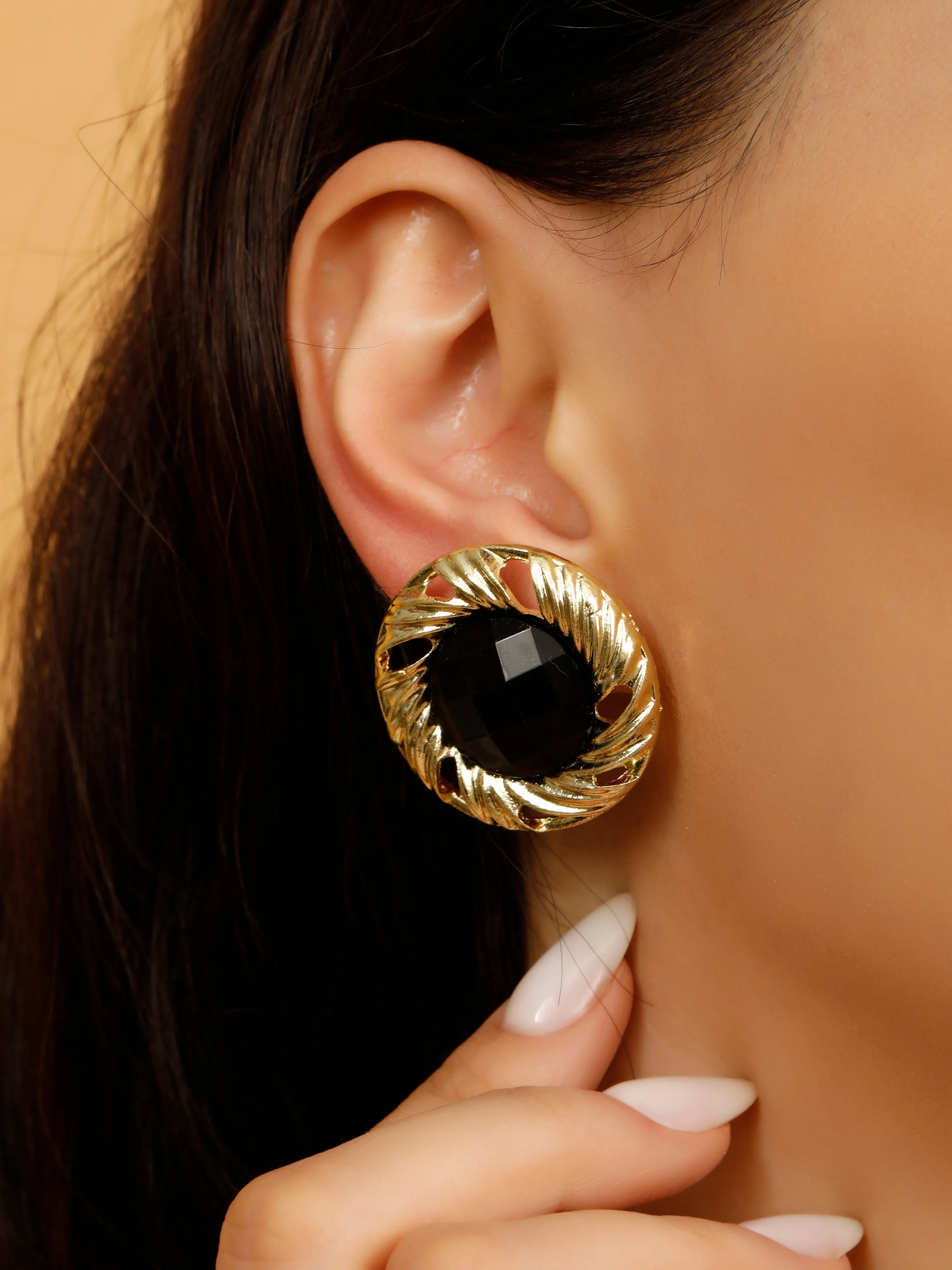 Chunky Round Earrings