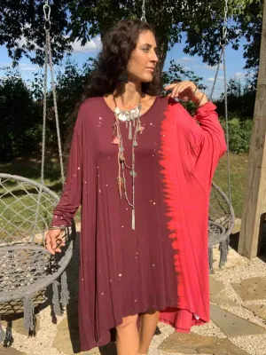 Crimson Splatter Dress