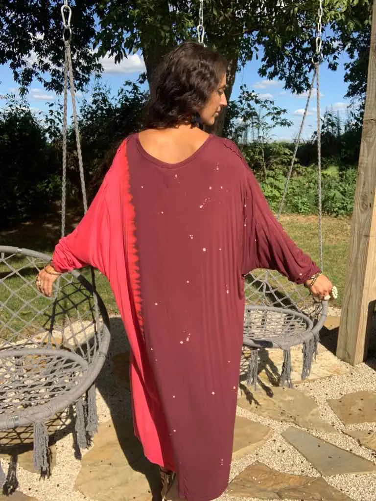 Crimson Splatter Dress
