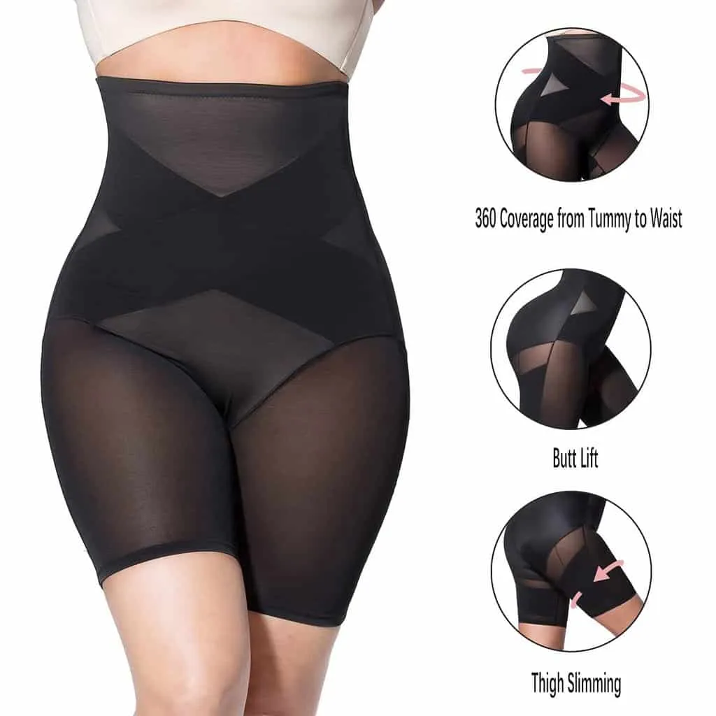 Cross Compression High Waisted Shaper（49% OFF）