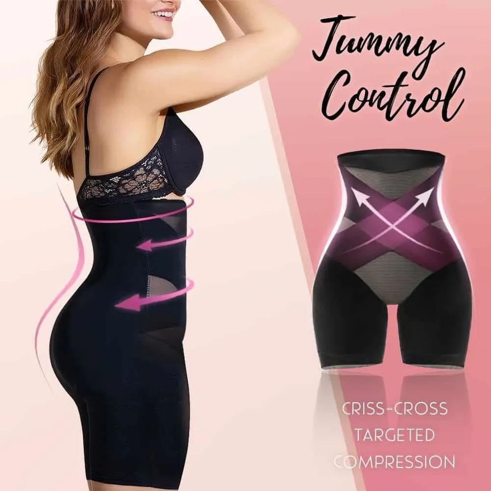 Cross Compression High Waisted Shaper（49% OFF）