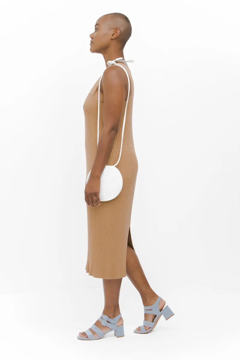 CURRY RIB MIDI DRESS