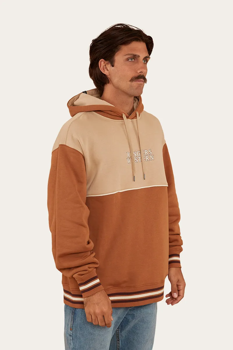 Davis Mens Hoodie - Toffee/Dark Sand