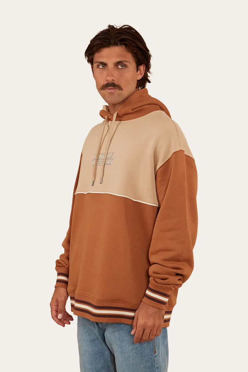 Davis Mens Hoodie - Toffee/Dark Sand