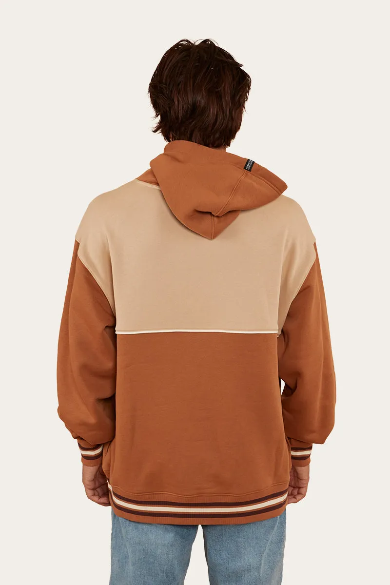 Davis Mens Hoodie - Toffee/Dark Sand