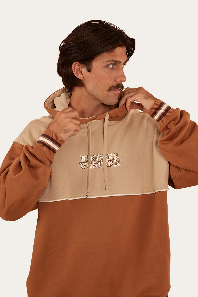 Davis Mens Hoodie - Toffee/Dark Sand