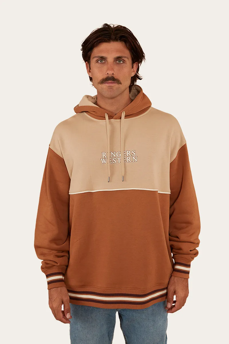 Davis Mens Hoodie - Toffee/Dark Sand