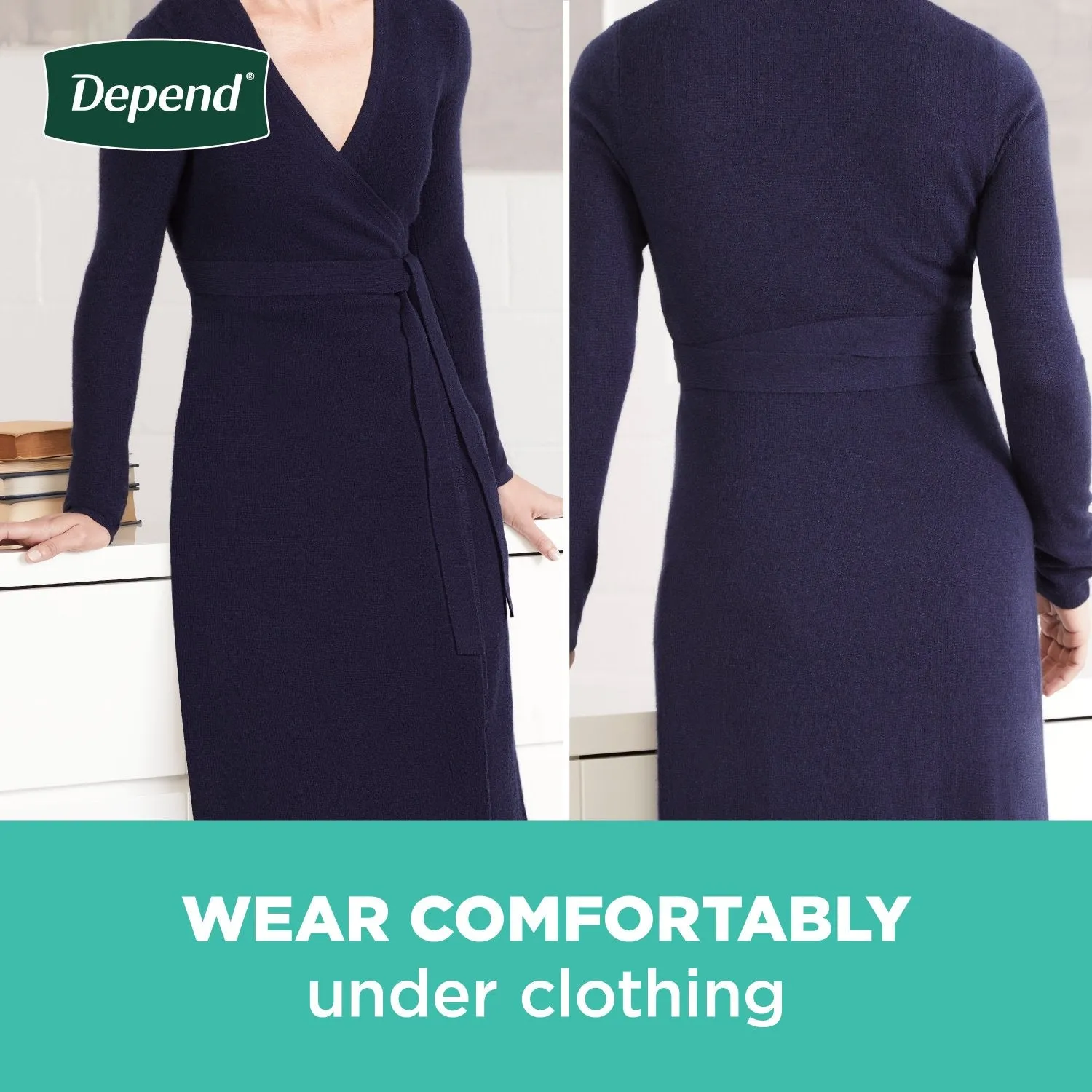 Depend Incontinence Protection with Tabs, Maximum Absorbency