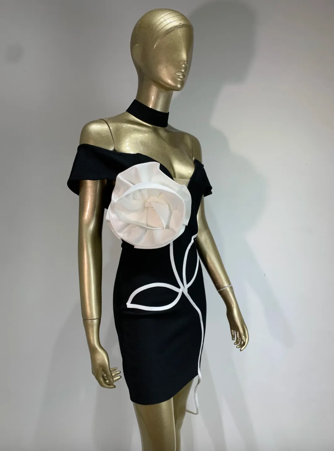 Designer Dress Elegant Sequin Party Nightclub Cocktail Outfit Prom Dress Bride Floral Dress