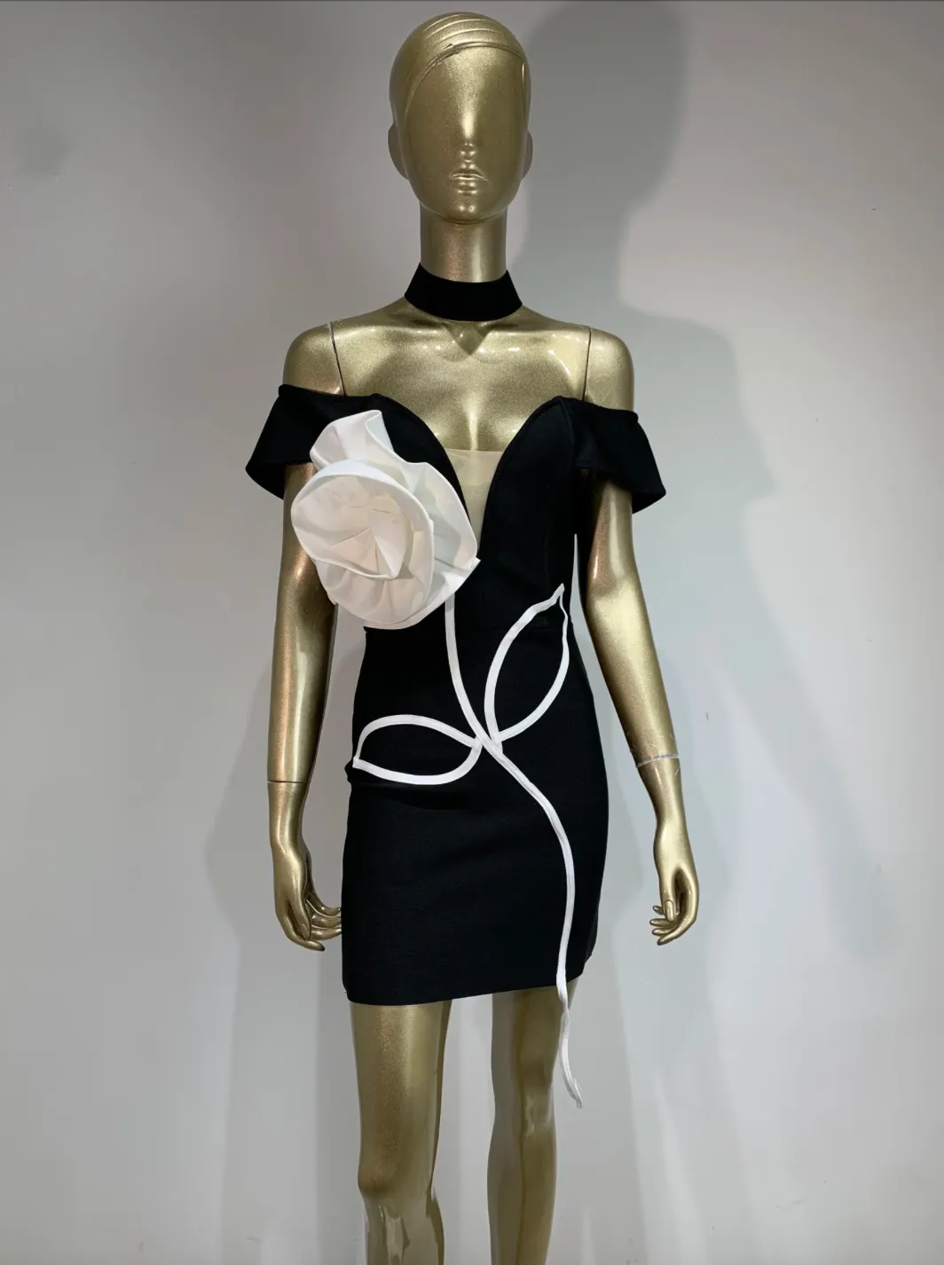 Designer Dress Elegant Sequin Party Nightclub Cocktail Outfit Prom Dress Bride Floral Dress