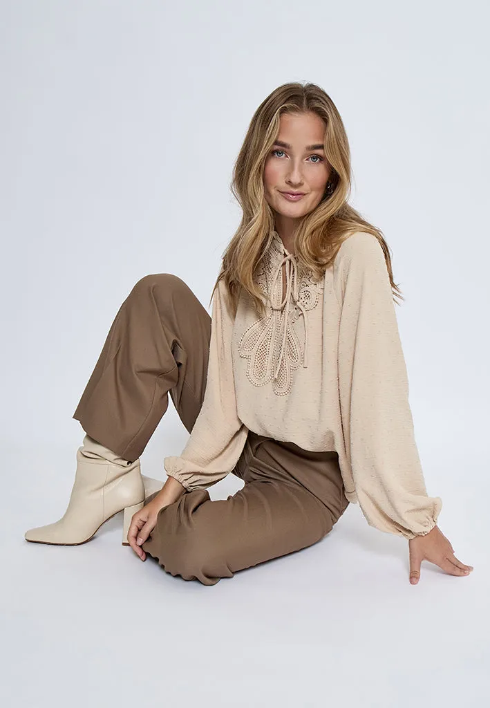 DSShay Blouse - Fog Sand
