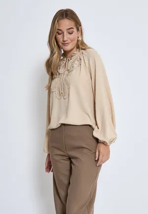 DSShay Blouse - Fog Sand