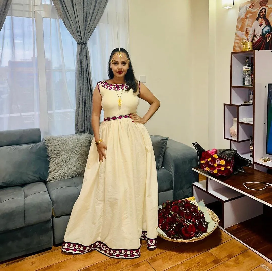 Elegant Simplicity A Beautiful Habesha Dress Timeless Habesha Kemis