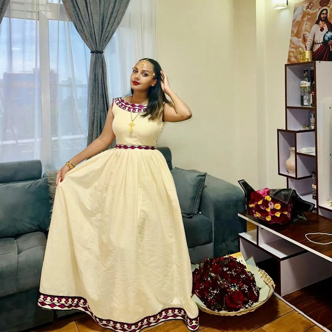 Elegant Simplicity A Beautiful Habesha Dress Timeless Habesha Kemis