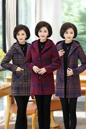 Fashion Women's Winter Outwear Long Hooded Coat