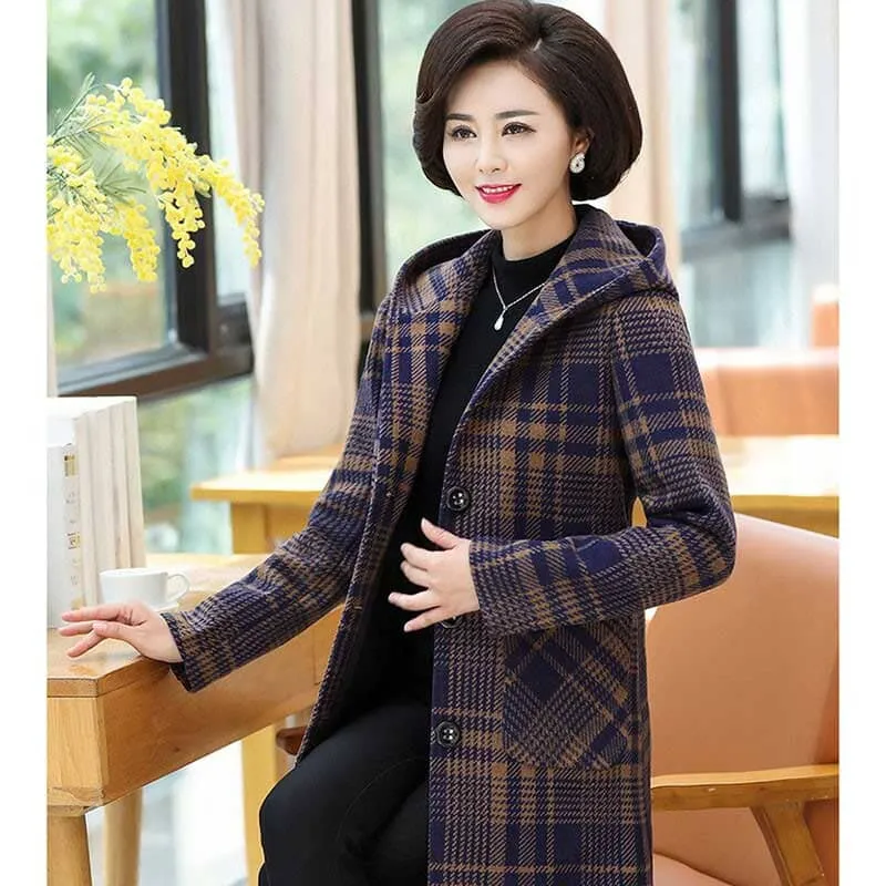 Fashion Women's Winter Outwear Long Hooded Coat