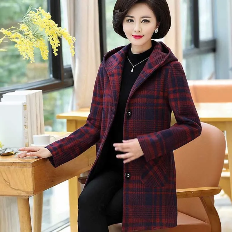 Fashion Women's Winter Outwear Long Hooded Coat