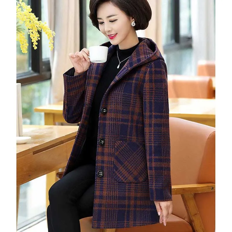Fashion Women's Winter Outwear Long Hooded Coat