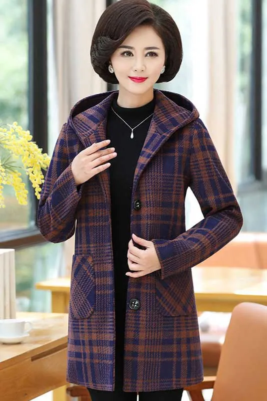 Fashion Women's Winter Outwear Long Hooded Coat