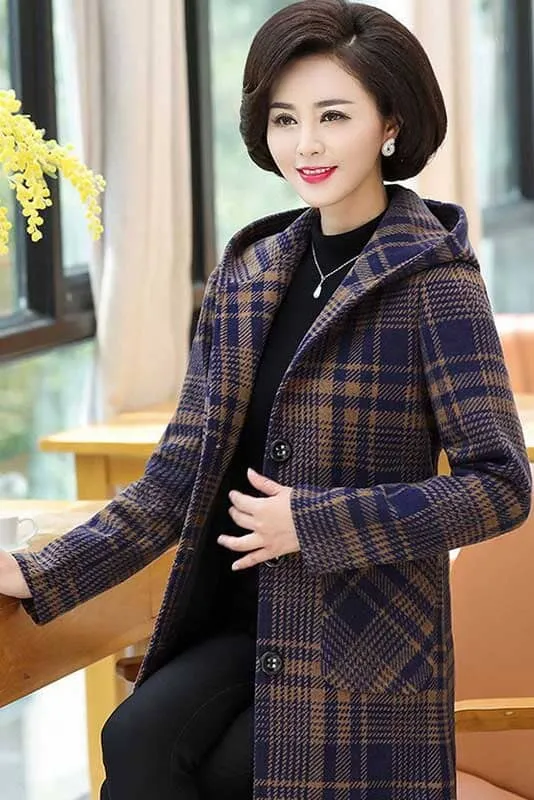 Fashion Women's Winter Outwear Long Hooded Coat
