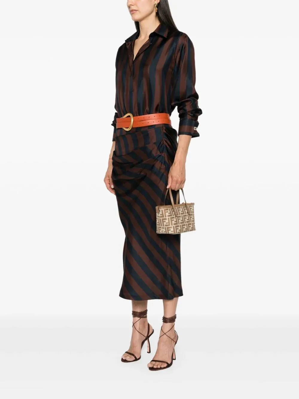 Fendi Women Roll Mini Tote Bag