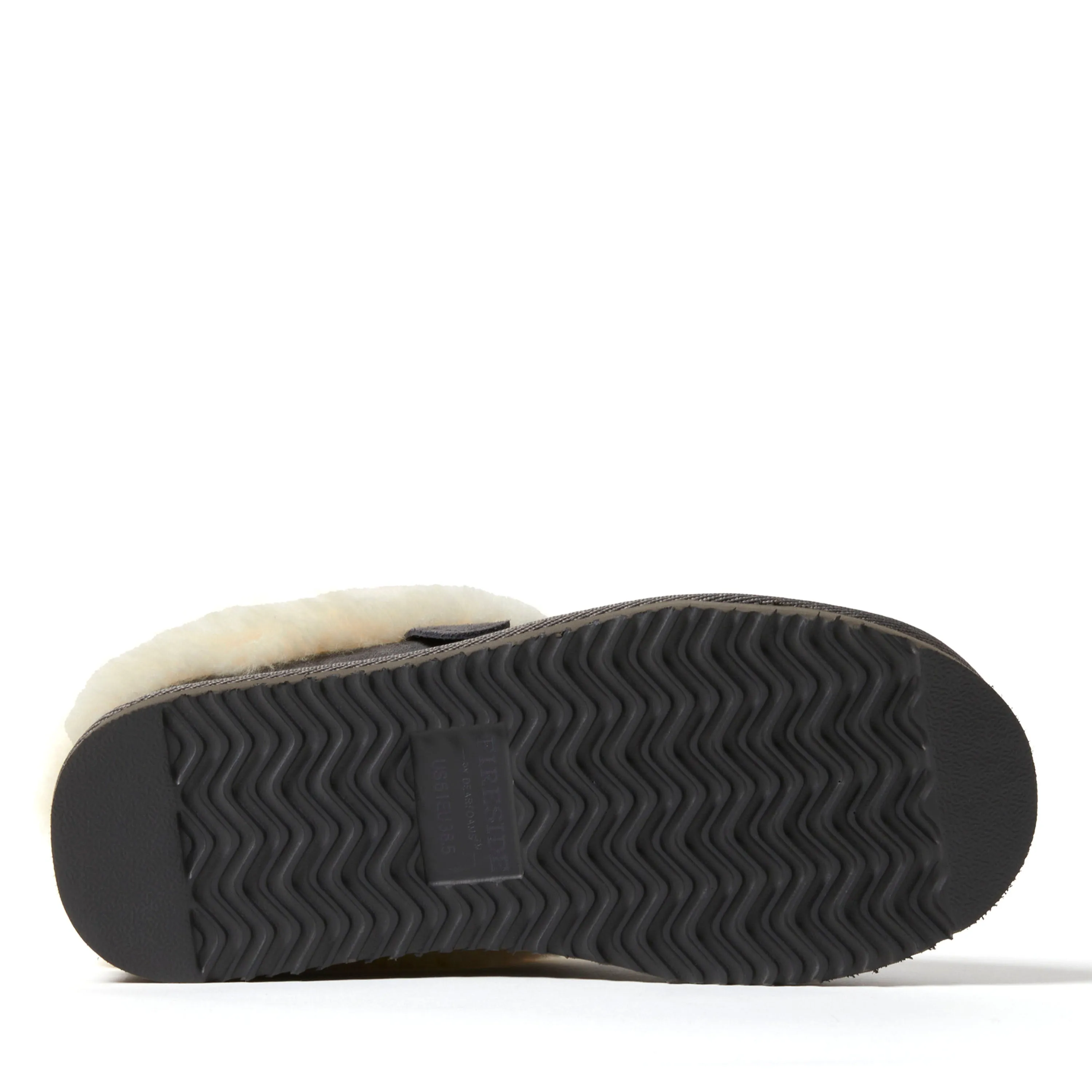 Fireside by Dearfoams Women's Adelaide Genuine Shearling Clog Slipper