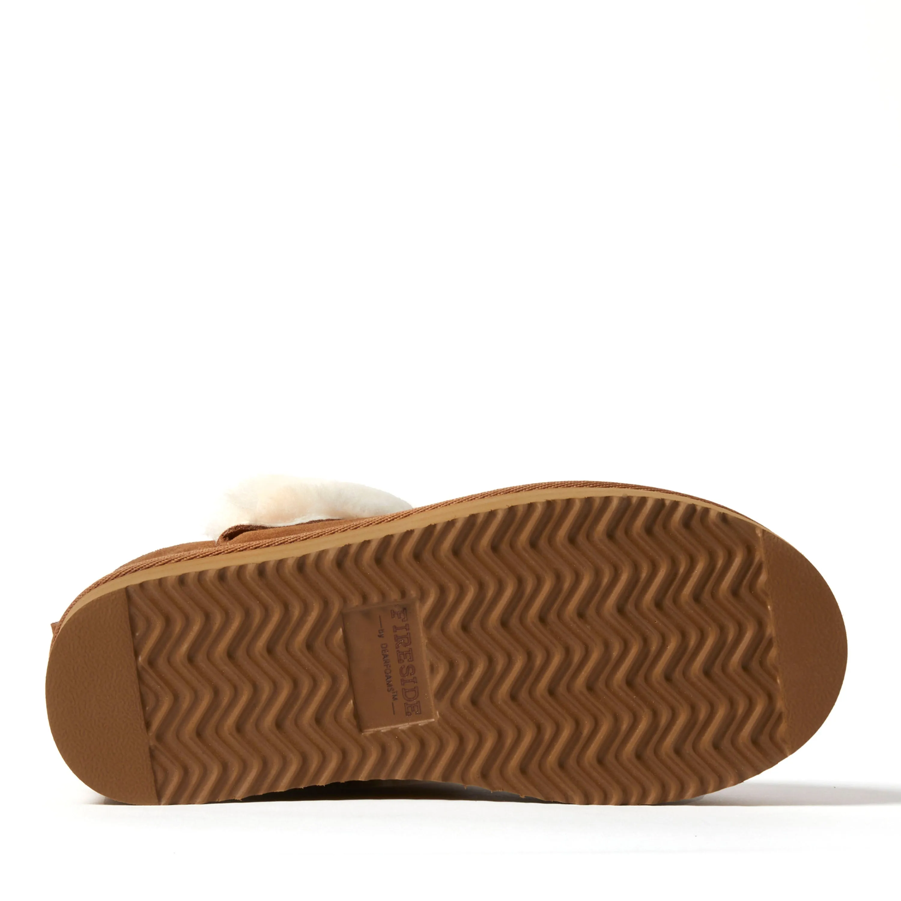 Fireside by Dearfoams Women's Bayswater Genuine Shearling Quilted Platform Bootie