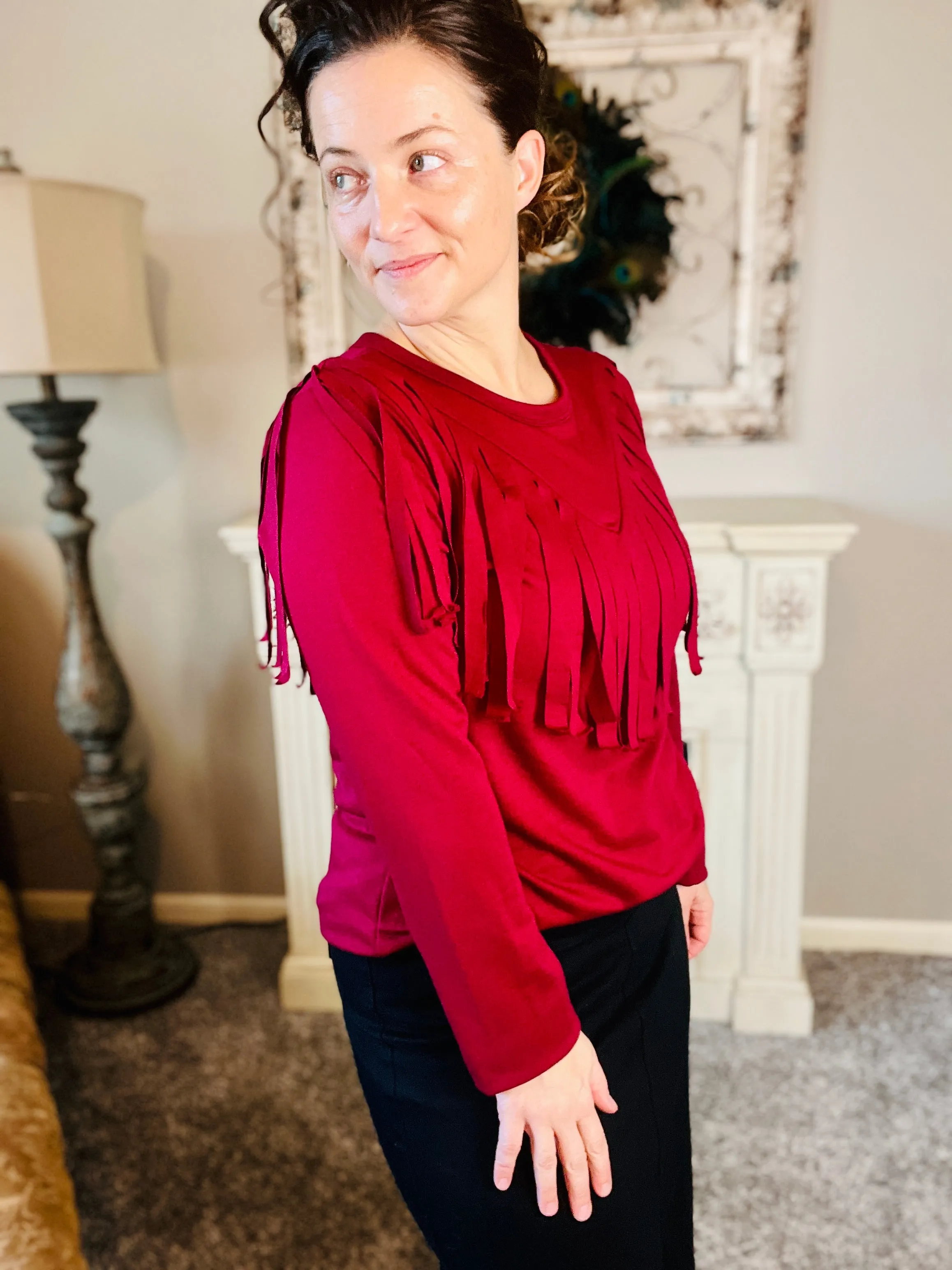 Flair & Fringe Top