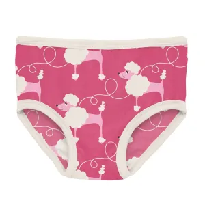 Flamingo Poodles Girl's Underwear - Select Size
