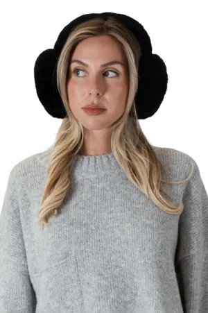 Fuzzy Earmuffs - Black